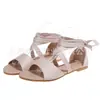 2026 Nuevo Verano Estilo Hada de los Deseos de Amazon Sandalias Romanas de Punta Abierta Zapatos de Playa para la Costa Sandalias de Tira para Mujer