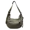 Bolso Bandolera Neutro Tipo Dumpling Gran Capacidad Bolso para Viajes Diarios 2025 Nuevo Versátil Mochila Cruzada para Hombres y Mujeres