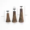Venta al por mayor de Adornos Decorativos de Escritorio Nórdicos de Diseño de Nicho Vintage Wabi-Sabi con una Sensación de Lujo Ligero y Gama Alta, Adornos de Madera