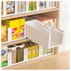 Caja de Almacenamiento Rectangular para Organizar Snacks, Caja de Almacenamiento Estrecha para Gabinetes y Armarios, Almacenamiento para Cuentas de Manualidades