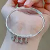 Pulseira da Paz e da Alegria para Mulheres, Nova Pulseira Estilo Chinês, Fecho de Deslizar, Estilo Jovem, Pulseira de Design Exclusivo para Presente