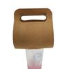 Portavasos Desechable de Papel Kraft Portátil para Café, Leche, Té, Portavasos de Arco, Creativo, Embalaje para Vasos de Plástico, Portavasos