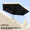 Paraguas Solar Plano Compacto Portátil 40% de descuento Paraguas Parasol Ultraligero Protección UV Paraguas de Bolsillo Mini Paraguas del Tamaño de una Tarjeta para Mujer