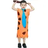 Disfraz de Halloween para Adulto Salvaje Primitivo Cavernícola Fred Disfraz Cosplay