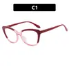 Nuevas Gafas con Montura Cat-Eye Retro Modernas y Elegantes para Hombres, Gafas de Moda de Alto Valor para Adelgazar e Iluminar, con Filtro de Luz Azul para Mujeres