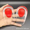 Almohadilla para Talón de Silicona Tono Doble Taza de Talón Forma de U Deportiva Absorción de Impactos Suave Antidesgaste Autoadhesiva Almohadilla Interna de Talón de Silicona