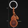 Llavero de madera de durazno, venta al por mayor, llavero de calabaza para coche, colgante, llavero de chisme, regalo PMK37