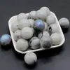 Esfera Não Porosa Esfera Não Porosa 20mm Redonda Ágata Ametista Natural DIY Pedra Não Porosa Contas Redondas Atacado