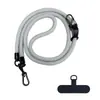 Goma para cordón de teléfono móvil de 10 mm de grosor, cuerda ajustable en diagonal, clip para teléfono móvil, cordón anti-pérdida, cordón para cuello