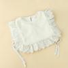 Baberos para Bebé Estilo Nuevo con Volantes de Moda, Chaleco de Princesa, Delantal de Algodón para Bebé con Atar, Babero Completo