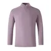 Camiseta base esportiva respirável para homens e mulheres, moletom com gola alta e zíper parcial, moletom casual de secagem rápida para atividades ao ar livre com gola alta, lg personalizado