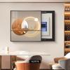 Caixa de Medidor Elétrico Minimalista Moderna Pintura Decorativa Caixa de Distribuição Quadrada de Luxo Leve Cobertura de Restaurante Pintura para Pendurar Interruptor Interruptor Mural