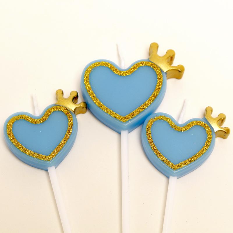 金边爱心皇冠蓝色2