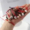 Pulsera Trenzada de Cuerda de Cera Estilo Chino de Panda de Moda, Lindo Dibujo Animado de Totoro, Pareja Estudiante, Joyería de Panda para Zona Turística, Suministro al por Mayor