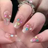 Uñas Postizas Listas para Usar del Fabricante, Parches de Uñas Postizas de Larga Duración, Uñas Postizas Más Vendidas, Parches de Uñas Decoradas Terminados al por Mayor