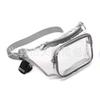 Riñonera de PVC Transparente Cruzada para Deportes al Aire Libre Bolsa Transparente Bolsa de Viaje Bolsa de Almacenamiento Visual Especial para Artículos Varios