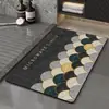 Tapete de Chão Absorvente de Terra de Diatomáceas para Banheiro Doméstico, Secagem Rápida, Resistente à Sujeira, Antiderrapante, para Entrada de Banheiro, Fácil de Limpar