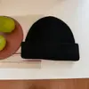Gorro de Tricô Liso com Punho de Camada Dupla de Lã para Mulheres Outono e Inverno Estilo Coreano Chapéu Frio Japonês Homens Ciclismo Quente Chapéu de Casal