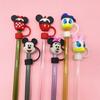 Traje Amazon Venta Caliente Mickey Minnie Tapa de Paja de 10 mm Tapón de Paja Reutilizable Tapón de Polvo