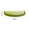 Nuevo peine de cuerno de buey color verde oliva, peine antiestático de doble estilo, peine de plástico simple para uso doméstico para cabello liso, transfronterizo