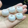 Colgante de Joyería para Orejas de Jade Verde Natural de Tianshan de Xinjiang, Colgante de Jade Lindo con Forma de Gato para Niñas, En Stock