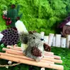 Novo Coelho de 13cm do Fabricante Atração Turística Transfronteiriça Coelho Tecido de Capim-dos-pampas Enfeite de Natal Artesanato Tradicional Feito à Mão Presente