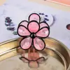 Nuevo Pasador de Goma Jelly Transfronterizo Pinza Caliente Venta Alta Calidad Pinza Estilo Dama Simple Flor de Frangipani Accesorios para el Cabello