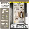 Tienda de Ropa Perchero Tablero Perforado de Pared Estante de Almacenamiento Completo Accesorios DIY Patrón de Logotipo de Marca Impresión