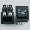 KCD4 Interruptor de Ajuste de 3 Posições para Aquecimento de Banco de Carro ON-OFF-ON 6 Pinos Interruptor de Modificação de Carro de 3 Posições