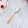 Atacado Talheres Ocidentais Banhados a Ouro Restaurante Ocidental Faca de Bife, Garfo e Colher Conjunto de Talheres de Aço Inoxidável 304 Pode Ser Personalizado com logotipo
