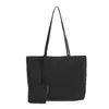 Bolso Tote de Gran Capacidad Estilo Coreano Moderno Versátil Estilo Simple Bolso de Hombro Único Sensación de Alta Gama Retro Casual Nicho Bolso de Axila