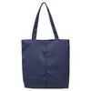 Bolso Casual Ligero Simple de un Hombro Gran Capacidad Bolso de Mano Japonés para el Trabajo Bolso de Tela Artístico Versátil Bolso Tote de Moda para Mujer