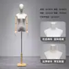 Suporte de Exposição Modelo para Loja de Roupas Femininas, Manequim para Vestido de Noiva, Manequim de Meio Corpo para Vitrine, Rack de Exposição para Vestido Cheongsam