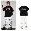 Roupas de Hip-Hop para Crianças, Roupas de Performance de Dança Bonitas para Meninos e Meninas, Roupas Modernas de Hip-Hop, Conjunto de Bateria, Roupa de Palco Hip-Hop para Meninos