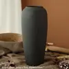Vaso Transparente de Entrada Simples Criativo Nórdico Vasos de Flores de Cerâmica Vasos de Flores de Vidro Enfeites para Sala de Estar Mesa de Jantar