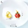 Retención de Color Alta Dibujos Animados Mariquita de Siete Estrellas Perro Canela Pulsera Perforada para Niños Pulsera de Cuentas DIY Hecho a Mano Accesorios de Joyería para Manos