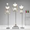 Estilo Coreano Hombro Plano Ángulo Recto Hombro Accesorios de Modelo Maniquí de Medio Cuerpo Femenino Tienda de Ropa Modelo de Cuerpo Entero Soporte de Exhibición