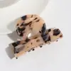 Nuevo Diseño de Moda, Sencillo y Versátil, Pasador Pequeño de Acetato con Estampado de Leopardo, Dulce Elegante, Accesorio para el Cabello Pasador para Recogido Parcial
