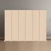 Biombo Plegable para Sala de Estar, Estilo Minimalista Moderno Color Crema, Adecuado para Dormitorio, Hogar, Oficina, Panel de Pantalla Blanco Hueso