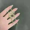 Pendientes Franceses Dulces Super Hada Ojo de Gato Tulipan Borla Elegantes Lujo Ligero Estilo Vacacional Joyería para Orejas de Gama Alta de Moda