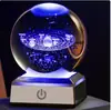 Dia dos Namorados Bola de Cristal Brilhante Criativa Luz Noturna Sistema Solar Enfeites de Quarto para Namorada e Colega de Classe Presente de Aniversário
