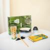 Conjunto de Chá Matcha de Cerâmica Rústica Estilo Japonês Pintura de Paisagem Tigela de Matcha com Bico Batedor de Chá de Cerâmica Caixa de Presente de 4 Peças Produto Novo