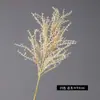 Hierba Seca Artificial de Plástico, Hierba Dorada de Seda, Juncos, Escarcha de Niebla, Serie de Colores Maillard, Decoración del Hogar, Diseño de Bodas, Arreglos Florales, Flores Artificiales