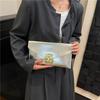 Bolsa Cuadrada Pequeña con Candado de Moda Coreana al por Mayor para Mujer 2025 Nuevo Estilo Otoño Bolso de Hombro Simple de Lujo Ligero Versátil Bolso Sobre