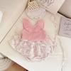 Pantalones Florales Grandes para Niña Estilo Coreano Shorts para Bebé Falda Tutú Encaje Volantes Princesa Pantalones Culotte para Niños Pequeños