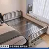 Cama dobrável cama de casal para uso doméstico para adultos 1,5m nova cama portátil para cochilo cama de solteiro com estrutura de cama simples de aço inoxidável