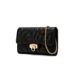 Bolso Casual de Moda Estilo Tweed para Mujer Bolso de Hombro con Cadena Cruzada para Mujer Bolso Cuadrado Pequeño con Patrón de Mariposa Bordado Dropshipping