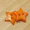 Botones de Estrella Coloridos para Camisas de Niños, Botones de Dos Agujeros, Botones Hechos a Mano para DIY, Botones de Resina de Dos Agujeros, Botones de Estrella Creativos
