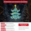 Decoración Navideña Transfronteriza Pegatinas Electrostáticas para Ventana Diseño de Escena Nuevo Árbol de Navidad Verde Pegatinas para Puerta de Cristal 2027