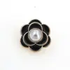 Botões Flor de Pérola Estilo Chanel para Casacos, Suéteres e Jaquetas Femininas, Botões Altos de Plástico Atacado Botões de Pérola